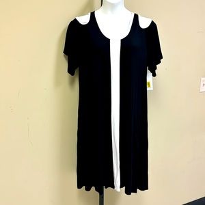 Karen Kane open shoulder dress